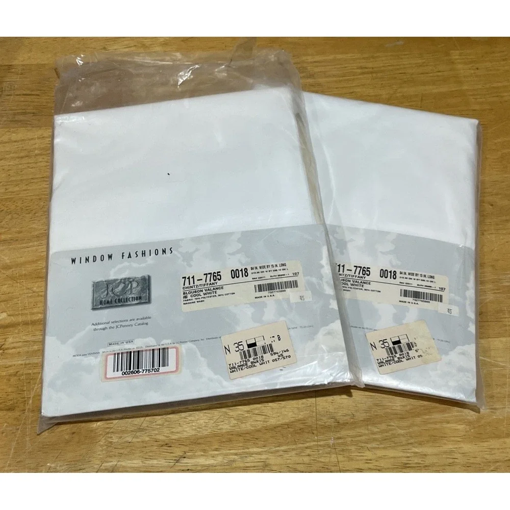 JC Penney Home  Tiffany Blouson Valance 84x15